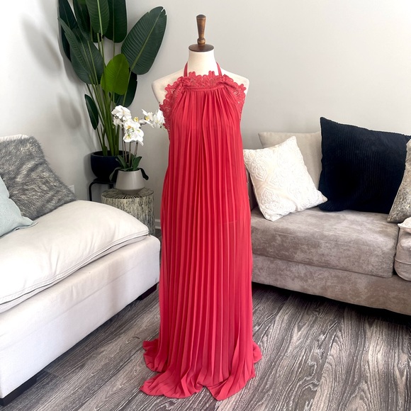 Lulus coral backless dress - Picture 2 of 3